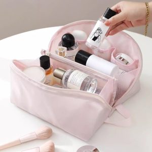 Naturebird-Toiletry bags sold empty,Makeup Bag, Small Toiletry Bag for Travel, Cosmetic Makeup Organizer Bags with Zipper.